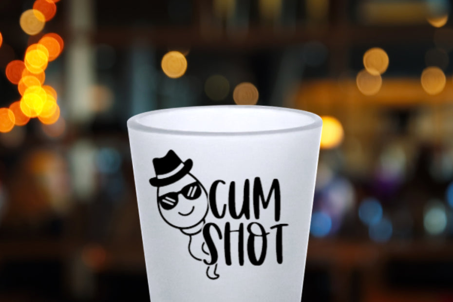 VERRE A SHOOTER  1,5 OZ CUM SHOT.