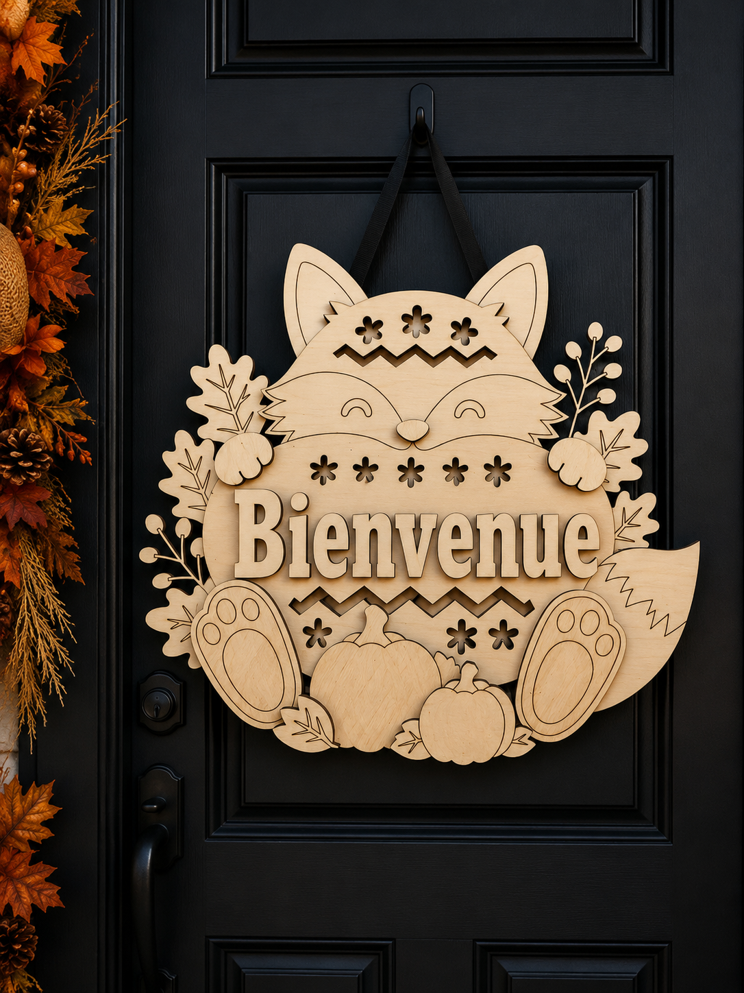 décoration de porte