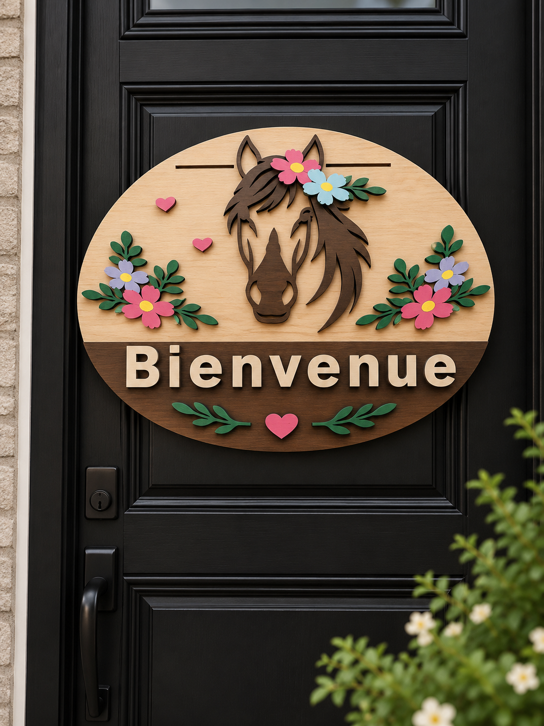 décoration de porte