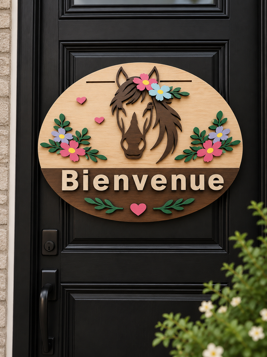 décoration de porte