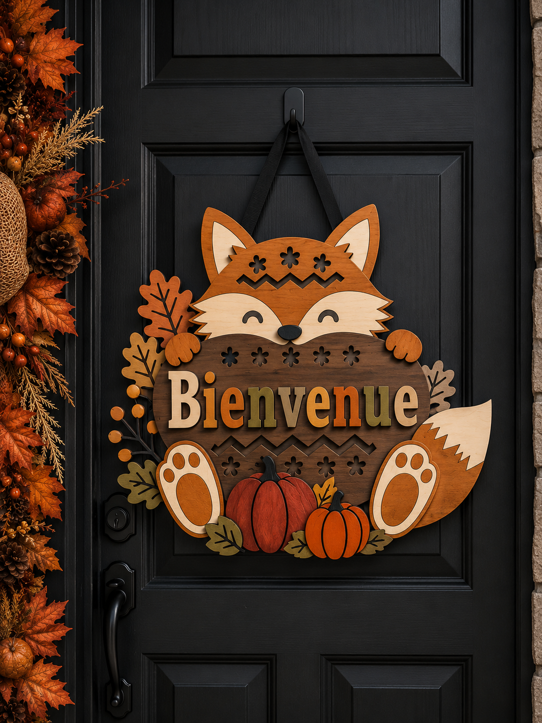 décoration de porte