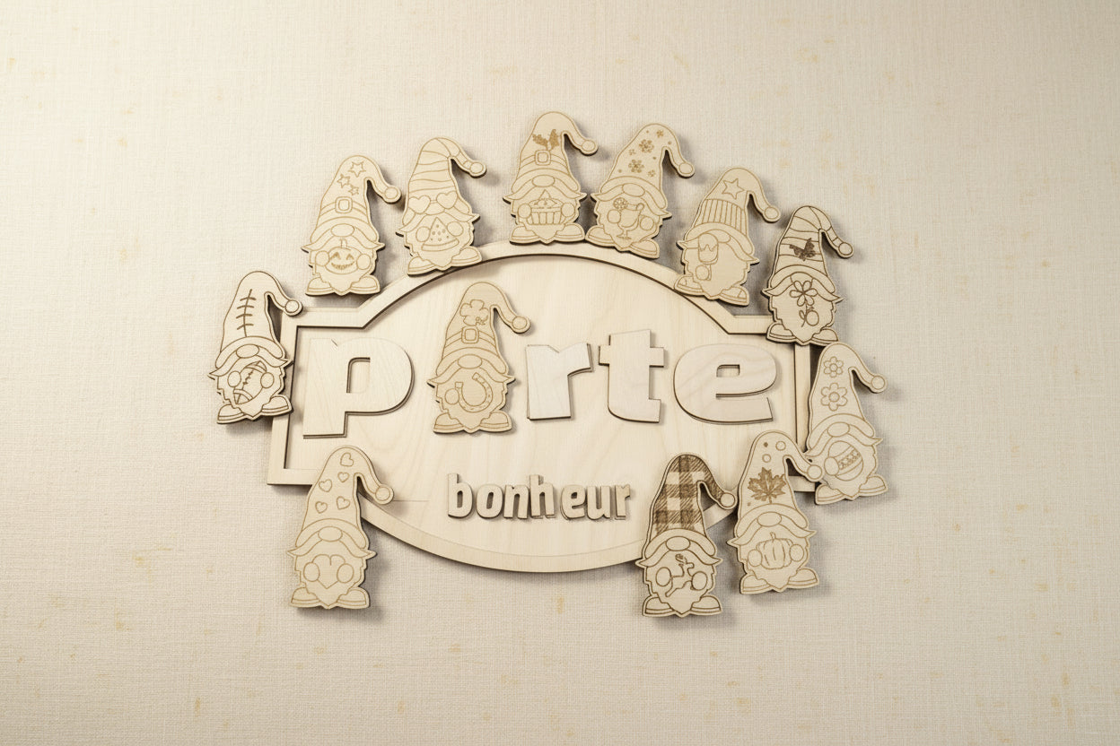Kit DIY Gnomes à peindre