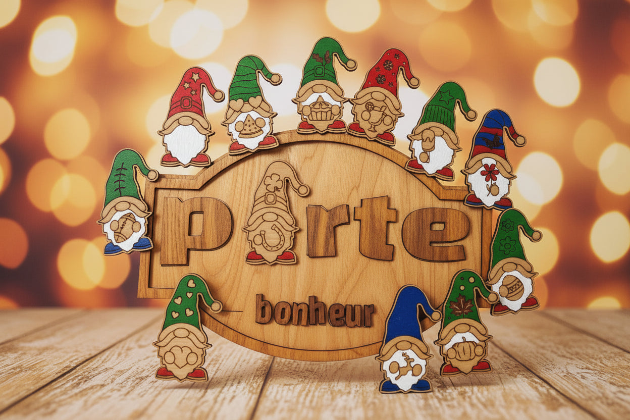 Kit DIY Gnomes à peindre